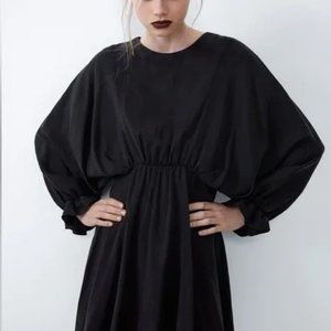 Zara Balloon Sleeve Mini Dress